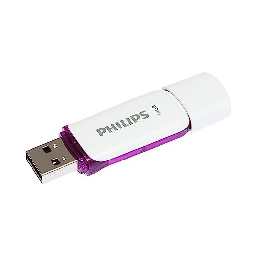 Philips Snow Édition High Speed clé USB 2.0 64 Go pour PC, Ordinateur Portable, Stockage de données informatiques, Vitesse de Lecture jusqu'à 25 Mo/s