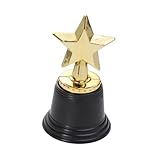 STOBAZA 8個 ゴールデントロフィー 星型プラスチック製 用賞品 教室やパーティーの表彰式に 小型で持ち運び便利 再利用可能
