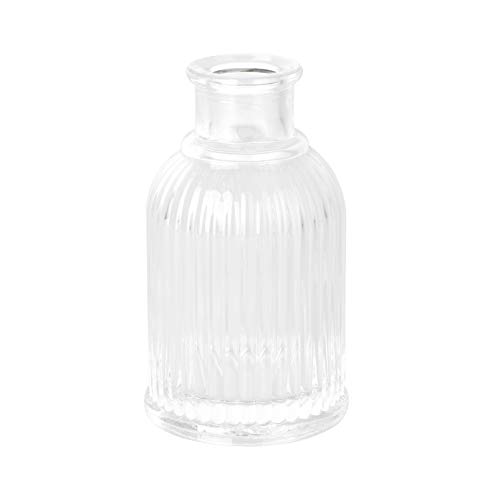 PRETYZOOM - Jarrón de cristal rústico creativo mini jarrón de boda, decoración de boda en casa