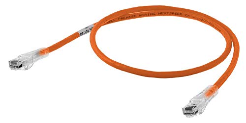 Hubbell HC6OR75 Patch Cord, Nextspeed, CAT6, Slim, 75', Orange