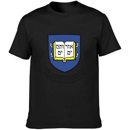 COLD-PRESSED LEMON Yale University Logo T Shirt Black L