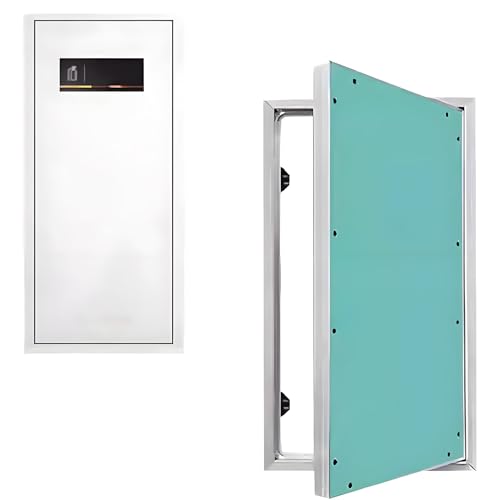 Puerta de acceso al ático con cierre a presión para fontanería y cableado eléctrico 2