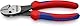 KNIPEX TwinForce Hochleistungs-Seitenschneider mit Mehrkomponenten-Hüllen schwarz atramentiert 180 mm, 73 72 180