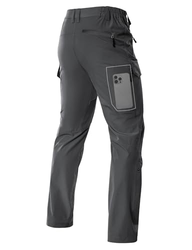 Moosehill Hiking Pants Men Stretch: Breathable...