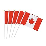 dibujos de la bandera de canada para colorear | Proceso de color: el color de las banderas Mini Canadá es muy afilada y vívida. Además, el tinte se ha procesado para la resistencia al desvanecimiento UV, incluso si el viento / lluvia y el clima fuerte del sol, no afecta el uso.