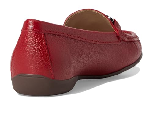 Image of Women's Genuine Leather Slip on Buckle Loafer