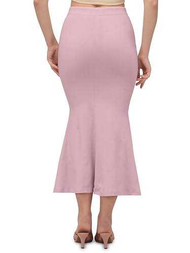 Image of Mehrang Stretchable Saree Shapewear Petticoat for Women, Cotton Blended,Petticoat,Skirts for Women,Shape Wear Dress for Saree