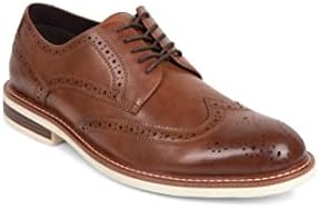 Kenneth Cole REACTION Men's Clyde Flex Lace Up Oxford Shoes, Cognac, 9.5 | Image 1