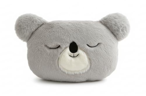 MolynnChic Cute Decorative Cushion Soft Faux Fur Animal Cushion,Cosy Stuffed Plush Cushion Gift for Bedroom,Nursery,Christmas&Birthday