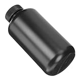FELTECHELECTR Pe Reagenzflasche UV Schutz 500ml mit Schmaler Öffnung Schwarze und Gutem Dichtungsvermögen für Chemikalienproben im Labor und Hause