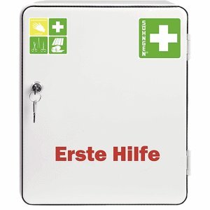 Preisvergleich Produktbild Söhngen Verbandschrank Heidelberg mit Füllung Österreich-Norm weiß