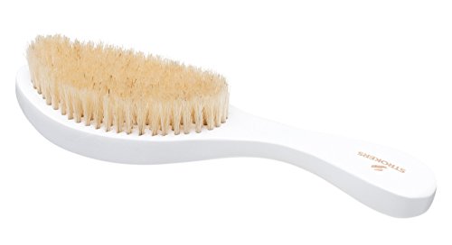 Wave Brush w/ Curve with Soft bristles | White | 360 waves | Made for Fresh Cuts, Brush sessions and Frizz Laying