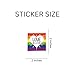 Fundraising For A Cause | 250 Love is Love Rainbow Pride Stickers - LGBTQ Pride Rainbow Stickers on a Roll (250 Stickers)