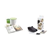 Lékué Kit para Elaborar Queso Fresco Y Libro De Recetas En Español + Kit Molde Panera Marrón 28X23X13 Cm + Cuchara