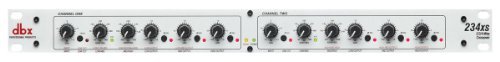 dbx 234xs Stereo 2-/3-Way, Mono 4-Way Crossover with XLR Connectors with Microfiber and 1 Year Every