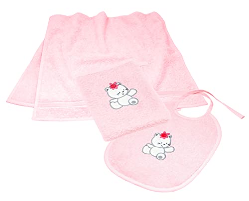 Lashuma Set risparmio per neonati rosa, 3 pezzi di...