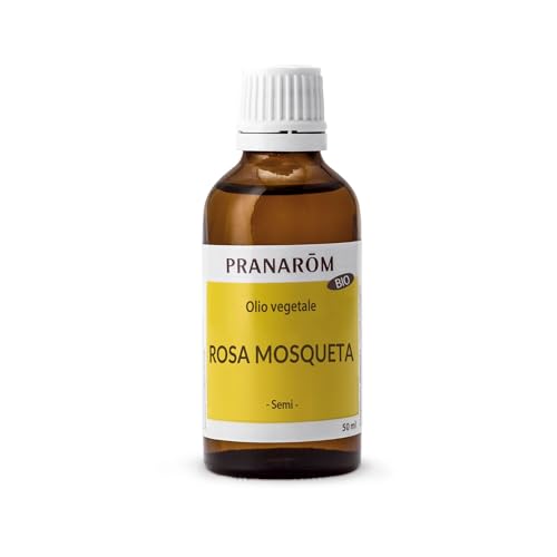 Pranarôm - Rosa mosqueta BIO - Olio vegetale - Bellezza della pelle - Anti-età - Ricco di Omega 3, 6, 9-50 ml