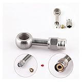 conector banjo hidraulico An3 Motocicleta Motor Bicicleta Hidráulica Freno Manguera Línea Banjo Montaje M10x1 Acero Inoxidable 10mm