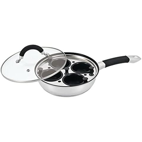 Royal Cuisine Stainless Steel Egg Poacher Pan Cover