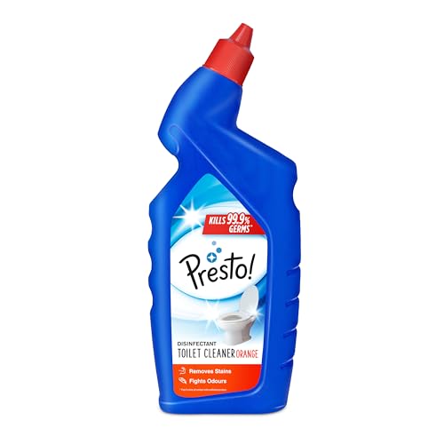 Amazon Brand – Presto! Toilet Cleaner – 1 L (Orange), Pack Of 1 For Rs. 99 @ 46 % Amazon Brand – Presto! Toilet Cleaner – 1 L (Orange), Pack Of 1 For Rs. 99 @ 46 %