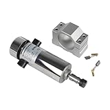 RATTMMOTOR 800W 110V CNC Air Cooled Spindle Motor 52mm 0.8KW Spindle Motor ER11 20000RPM 0.79NM with Carbon Brushes for CNC Router Engraver Milling Machine