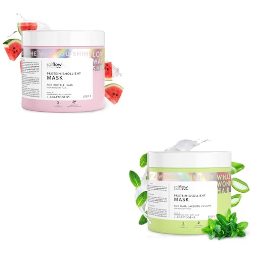 So!Flow Bundle de Mascarillas Hidratantes para Cabello Rizado y Seco