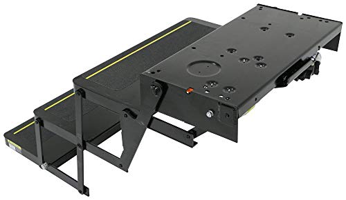 Kwikee 25 Series Triple 12V Electric Rv Step Assembly, 8" Rise, 300 Lbs. Heavy-Gauge Steel, Logic Control Unit, Power Switch Kit, Anti-Slip Steps, Travel Trailers, 5Th Wheels, Campers - 3658373 #TOP2
