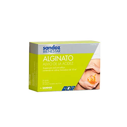 Sandoz Bienestar Alginato 20So, Blanco, 200 Mililitros
