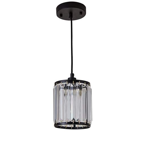 Lustre en cristal E14 style campagnard pour entrée et couloir
