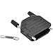 Amphenol Commercial L17-DPPK-15JS, Hood; D-Sub; 15Pos; StraightExit; DPPKSeries; Thermoplastic; Thumbscrews