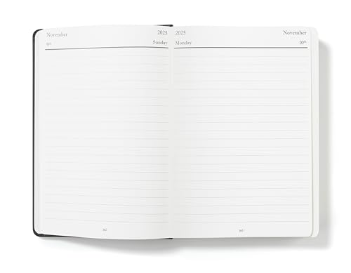 Wykeham's Executive 2025-26 Daily Journal Planner – Customization Available – Mid-Year Academic Diary (Black, 8.5"×5.5") - Image 5