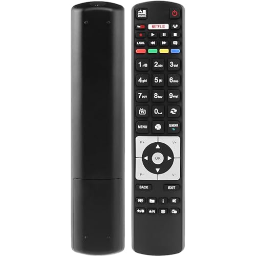 Leyf Telefunken Ersatzfernbedienung, Kompatibel mit Telefunken RC5118, Netflix YouTube Steuern