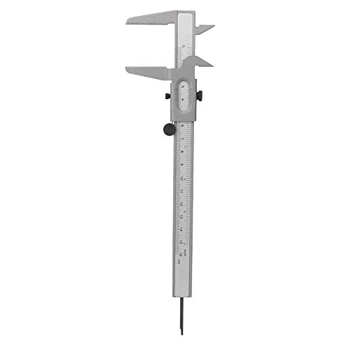 High Metal Vernier Caliper Measuring Tool, MM or Inch, High Accuracy, for Inner and Outer Diameter Measurement with Fine Grinding and Engraving (6inch)