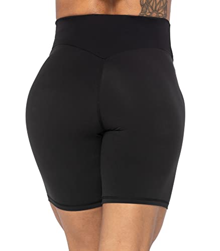 Image of Sunzel No Front Seam High Waist Biker Shorts for Women, Squat Proof Yoga Workout Gym Bike Shorts | 3, 5 Or 8-Inch Inseam, High Waisted, Tummy Control, No Front Seam, Buttery Soft, Compression Fit, Squat Proof