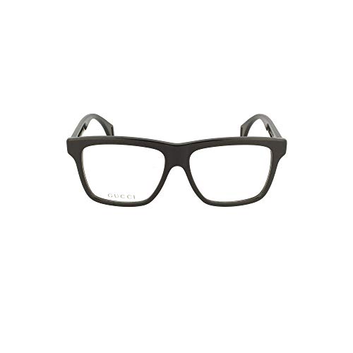 Gucci Seasonal Icon GG 0464O 006 Black Plastic Square Eyeglasses 56mm