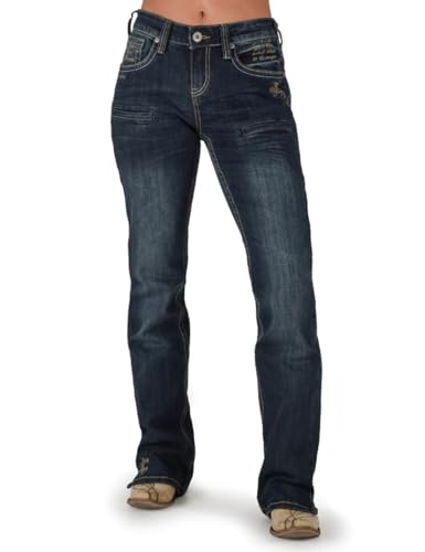 Cowgirl Tuff Women's Lisa's Legacy Dark Jeans & Cooling Towel Bundle3