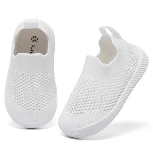 Image of MORENDL Baby Toddler Walking Socks Non-Slip Breathable Unisex Casual Sneakers