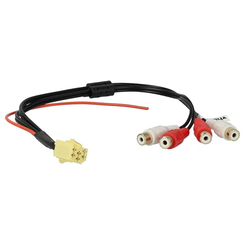 vhbw Adaptateur autoradio ISO compatible avec Seat Alana, Aura, Cordoba, Elba, Highline, Scala, Sound II, Toledo, Ibiza