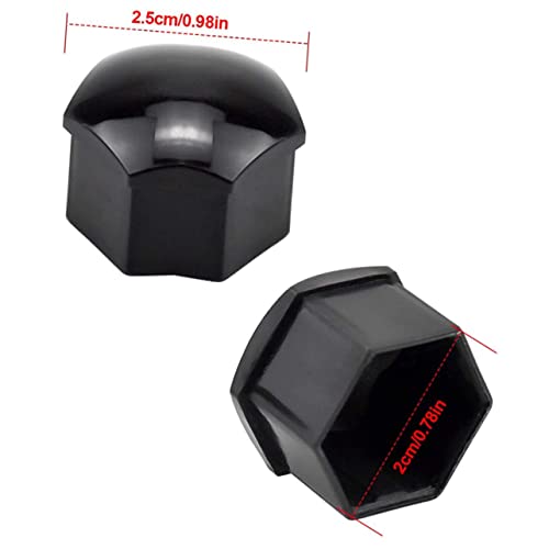TINEASUR Lug Nut Covers Cubiertas de Tuerca para Protección y Decoración de Pernos de Rueda para Coche miniatura 7