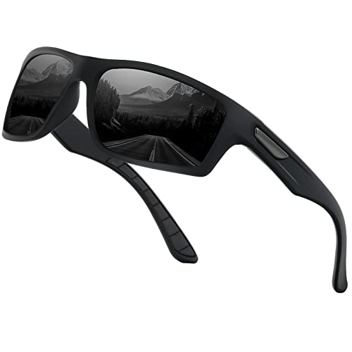 WASAIKKU Polarized Sunglasses for Men Women Sports Sun Glasses Cycling Driving Fishing Mens Sunglasses with UV Protection