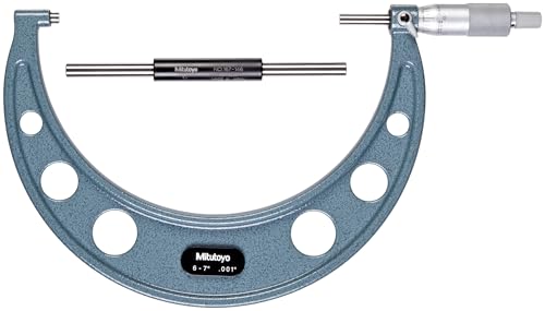 Micromètre Mitutoyo extérieur 103-182 à cliquet évitant les erreurs de mesure de 15,2 cm