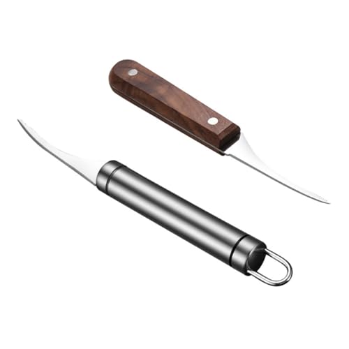 SOLUSTRE 2pcs Shrimp Deveiner Tool Handle Shrimp Peeler Compact Kitchen Gadget and Lightweight Design