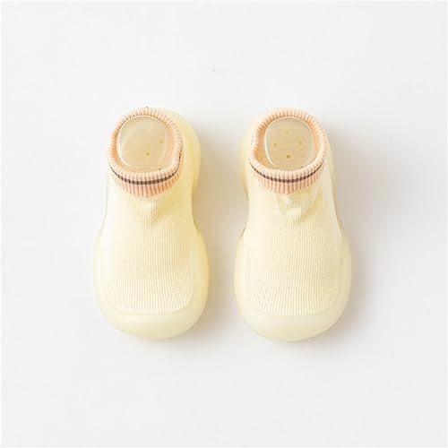 Meias infantis para meninos e meninas sapatos de lã de malha de lã elástica solta quente meias antid