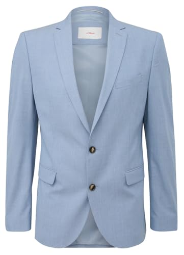 s.Oliver Men's Sakko, Slim Fit, Blue, 94
