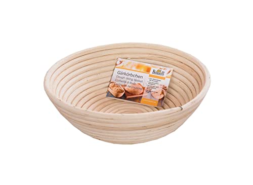 Foto von Birkmann, Laib & Seele, Gärkörbchen rund Ø 25 cm, Brotkorb für Teige und Brote, bis 2000 g, aus natürlichem Peddigrohr, 208971