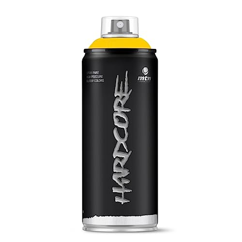 Image of MTN Spain Hardcore Spray Paints 400ML-Luxor Yellow