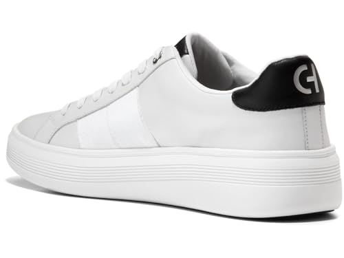 Cole Haan Men's Grand Crosscourt Premier, White/Black/Birch, 10.5-M US3