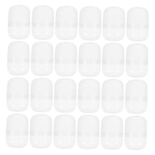 KICHOUSE Entertainment Fillable Capsules Balls 100pcs Plastic Empty Balls for Vending Game Props Decorations