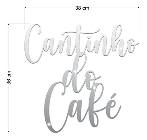 Espelho Acrilico Decorativo Cantinho Do Café