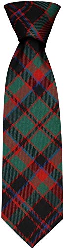 Cravate Buchan Ancient en laine légère d'Écosse tartan traditionnel pour homme